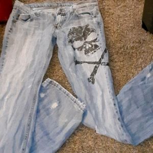 Skull jeans